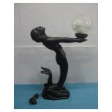 Art Deco Style Mermaid Figure Lamp See Info