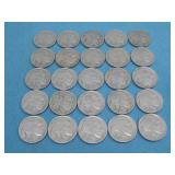 (25) Buffalo Nickels