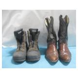 Thinsulate Snow Boots &Tony Lama Leather Boots See