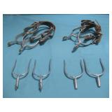 Four Pairs Of Assorted Spurs