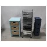 Three Home Organization Units See Info