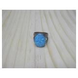 Sterling Silver SW Opal Ring Hallmarked