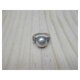 Vtg Sterling Silver N/A Ring Tested