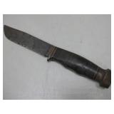 Vtg Ka-Bar Fixed Blade Knife See Info