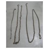 Three Steel Chains Longest 16' See Info