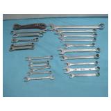 Assorted Combination Wrenches See Info