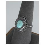 Sterling Silver Stone Ring Hallmarked