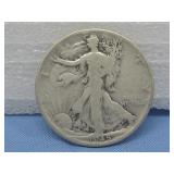 1945 Walking Liberty Half Dollar 90% Silver