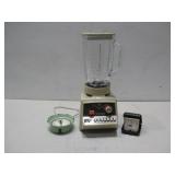 Oster Osterizer Blender & Two Vintage Clocks See