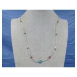 Southwestern Beaded Tube Necklace