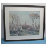 Framed Repro Art Print By Camille Pissaro See Info