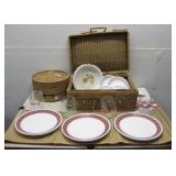 Picnic Basket, Steamer Basket & Liners
