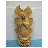 Wooden Praying Religious Statue See Info