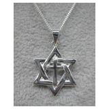 SS Star Of David Pendant