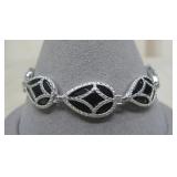 925 Black Onyx Fashion Bracelet See Info