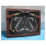 'Antique Gun Collection' Wall Shadow Box See Info