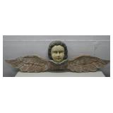 VTG Hand Carved Wooden Cherub See Info