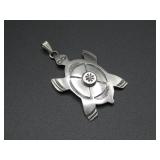 SW Sterling Turtle Pendant Hallmarked