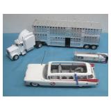 Ghost Buster Car W/Livestock Trailer & Diesel
