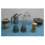 VTG Items Including Glass Insulators & More