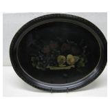 Vtg Decorative Serving Tray 17.5' x 14'