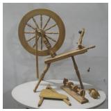 VTG Wooden Spinning Wheel See Info