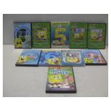 Ten Sponge Bob Series DVD's