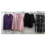 Two Vtg Pendleton Shirts, Sweater, & Skirt See