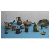 VTG Miniature Brass And Copper Items & More