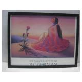 Framed R. C. Gorman Navajo Dawn Print See Info