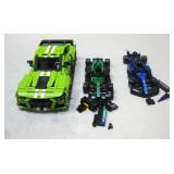 Three Built LEGO Cars