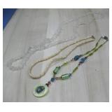 Three Beaded Necklaces See Info