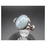 S.S Opal Vtg Hallmarked Ring