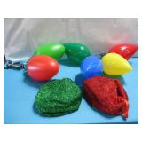 Oversized Xmas Stringlights & Inflatable Ornaments