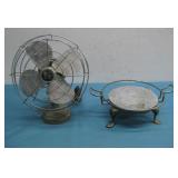 Vtg Electric Fan & Vtg Hot Plate See Info