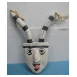 Signed Ojo Caliente Wooden Clown Wall Decor See