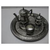 VTG Godinger Silver Art Co Tea/Coffee Service Set