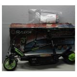 NIOP Elextric Razor Scooter Observed Wear On Box