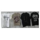 (2) NWT Stussy T-Shirts & (2) Travis Scott See