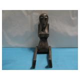 Wooden Tribal Style Figural Sculpture 21' Tall See