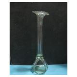 Vtg Blown Glass Vase 20' Tall