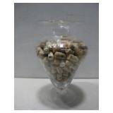 15'' Apothocary Jar Filled With Used Wine Corks