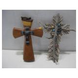 Wood & Twig Decorative Crosses