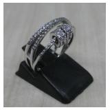 Sterling Silver Spinner Ring Hallmarked