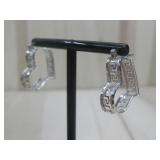 Sterling Silver NOS Hallmarked Earrings