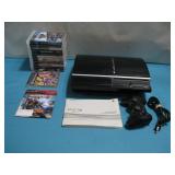 Ps3 W/ Controller & Games Powers On