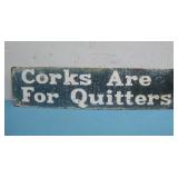 NIP 16'' x 4'' Rustic Style Metal Decorative Sign