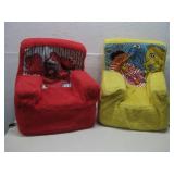 Two Vtg Sesame Street Youth Chairs See Info