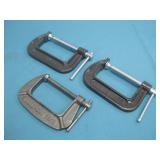 3 'C' Clamps