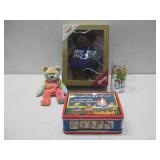 Vtg Bialosky Teddy, 1996 Peace Beanie Baby & More